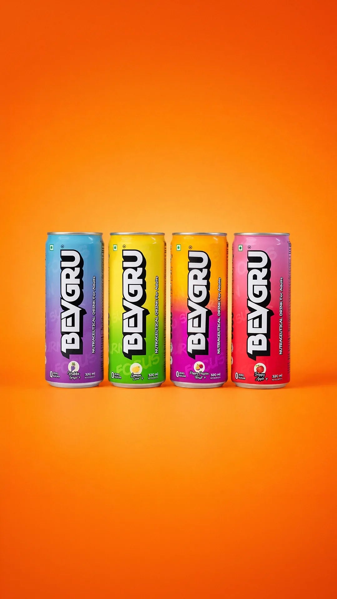 All four Bevgru flavours